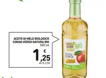 Conad Natura bio Aceto offerta