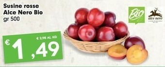 Despar Alce Nero Susine Rosse Bio offerta