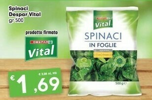 Despar Despar Spinaci In Foglie offerta