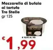 Despar Tre stelle Mozzarella Di Bufala Campana DOP offerta