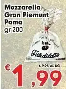 Despar Pama Mozzarella Gran Piemut offerta