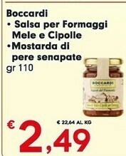 Despar Boccardi Salsa Per Formaggi Mele E Cipolle offerta