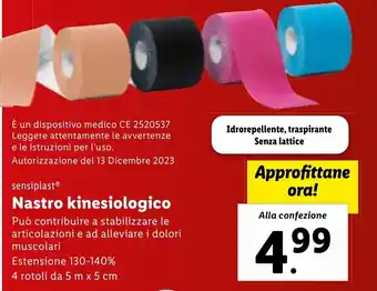 sensiplast Nastro kinesiologico