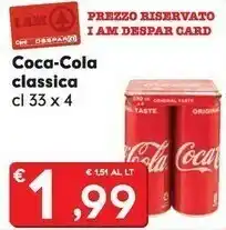 Despar Coca Cola Classica offerta