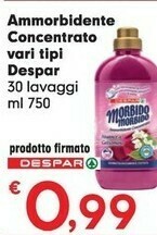 Despar Despar Ammorbidente Concentrato offerta