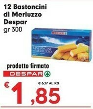 Despar Despar 12 Bastoncini Di Merluzzo offerta
