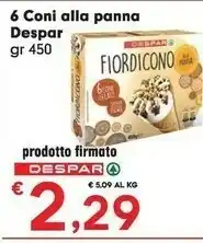 Despar Despar 6 Cani Alla Panna offerta