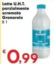 Despar Granarolo Latte Scremato 1000 G(ml) offerta