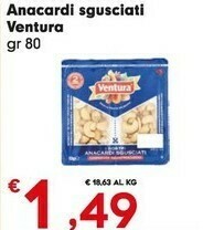 Ventura Anacardi Sgusciati