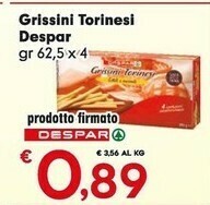 Despar Despar Grissini Torinesi offerta