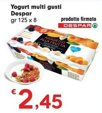 Despar Despar Yogurt Multi Gusti offerta