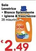Despar Sole Lavatrice Bianco Splendente offerta