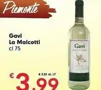 Despar Gavi Vino bianco offerta