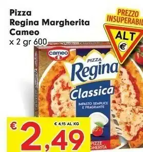 Despar Cameo Pizza Regina 2 Margherite 600 G(ml) offerta