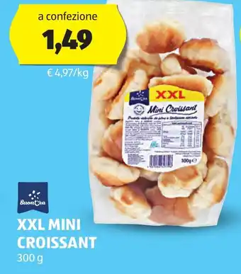 ALDI Buon Ora XXL MINI CROISSANT 300 g offerta