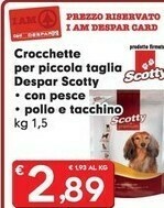 Despar Cibo per cani offerta
