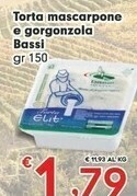 Despar Bassi Torta Mascarpone E Gorgonzola offerta