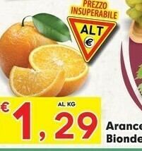 Despar Arance Bionde offerta