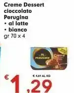 Despar Perugina Creme Cioccolato Fondente E Caramello 280 G(ml) offerta