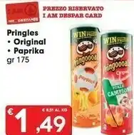 Eurospar Pringles Patatine fritte offerta