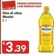 Despar Monini Olio Di Oliva 1000 G(ml) offerta