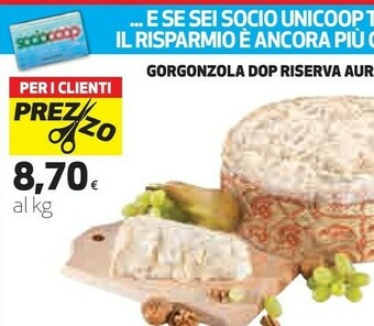 Coop Auricchio Gorgonzola DOP Riserva offerta