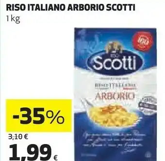 Coop Scotti Riso Italiano Arborio offerta