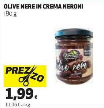 Coop Olive Nere In Crema Neroni offerta