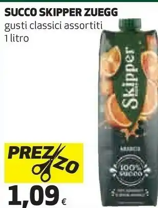 Coop Zuegg Skipper Ananas 100% Succo 1000 G(ml) offerta