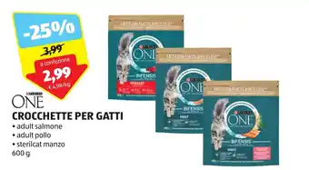 ALDI PURINA ONE CROCCHETTE PER GATTI offerta