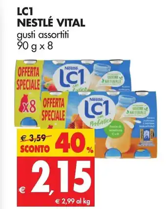 Tigros Nestlé Vital LC1 90g x 8 offerta