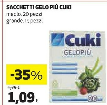 Coop Cuki Sacchetti Gelo Piu offerta