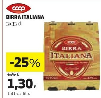 Coop Coop Birra Italiana offerta