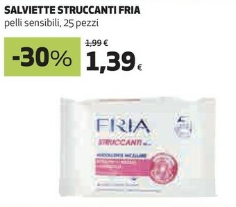 Coop Fria Salviette Struccanti Pelli Sensibili offerta