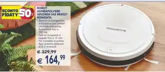 Esselunga ROBOT ASPIRAPOLVERE XPLORER S45 RR8227 ROWENTA offerta