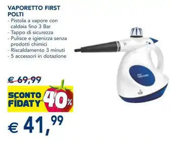 Esselunga VAPORETTO FIRST POLTI offerta