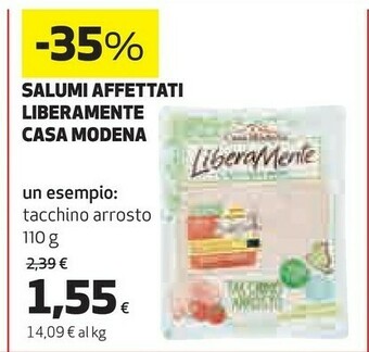 Coop Casa Modena Prosciutto cotto offerta