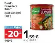 Brodo Granulare Knorr gusti assortiti 150 g