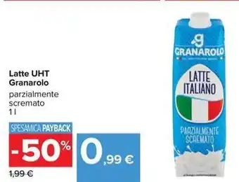 Carrefour Iper Latte UHT Granarolo parzialmente scremato offerta