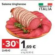 Carrefour Iper Salame Ungherese offerta
