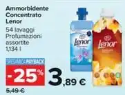 Carrefour Iper Ammorbidente Concentrato Lenor 54 lavaggi Profumazioni assortite 1,134 l offerta