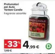 Profumatori per Auto Yankee Candle fragranze assortite
