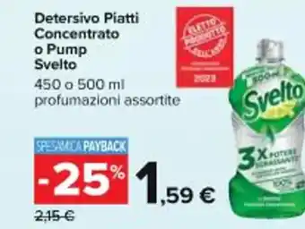 Carrefour Iper Detersivo Piatti Concentrato o Pump Svelto offerta
