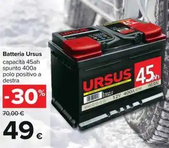 Carrefour Iper Batteria Ursus offerta