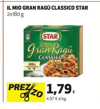 Coop Star Star - Il Mio Gran Ragù Classico 360 g(ml) offerta