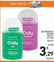 Spazio Conad DETERGENTE INTIMO CHILLY vari tipi offerta
