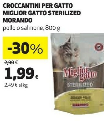 Coop Morando Cibo per gatti offerta