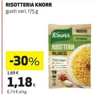 Coop Knorr Risotteria Alla Milanese 175 G(ml) offerta