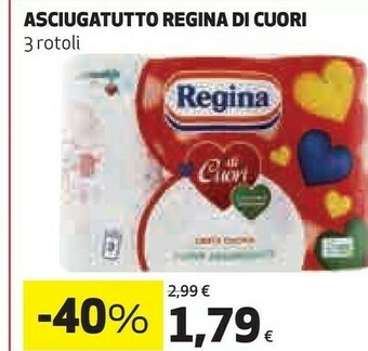 Coop Regina Asciugatutto Di Cuori offerta