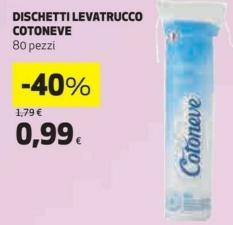 Coop Dischetti Levatrucco Cotoneve offerta